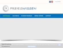 Tablet Screenshot of freieswissen.com